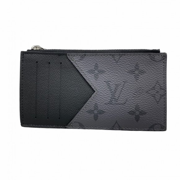 Louis Vuitton Monogram Eclipse Coin and Card Holder M69533 Black Men's Wallet... - Picture 1 of 8